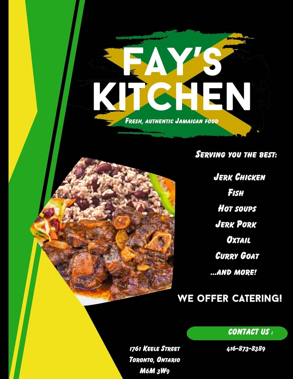 Menu de Fay's Kitchen