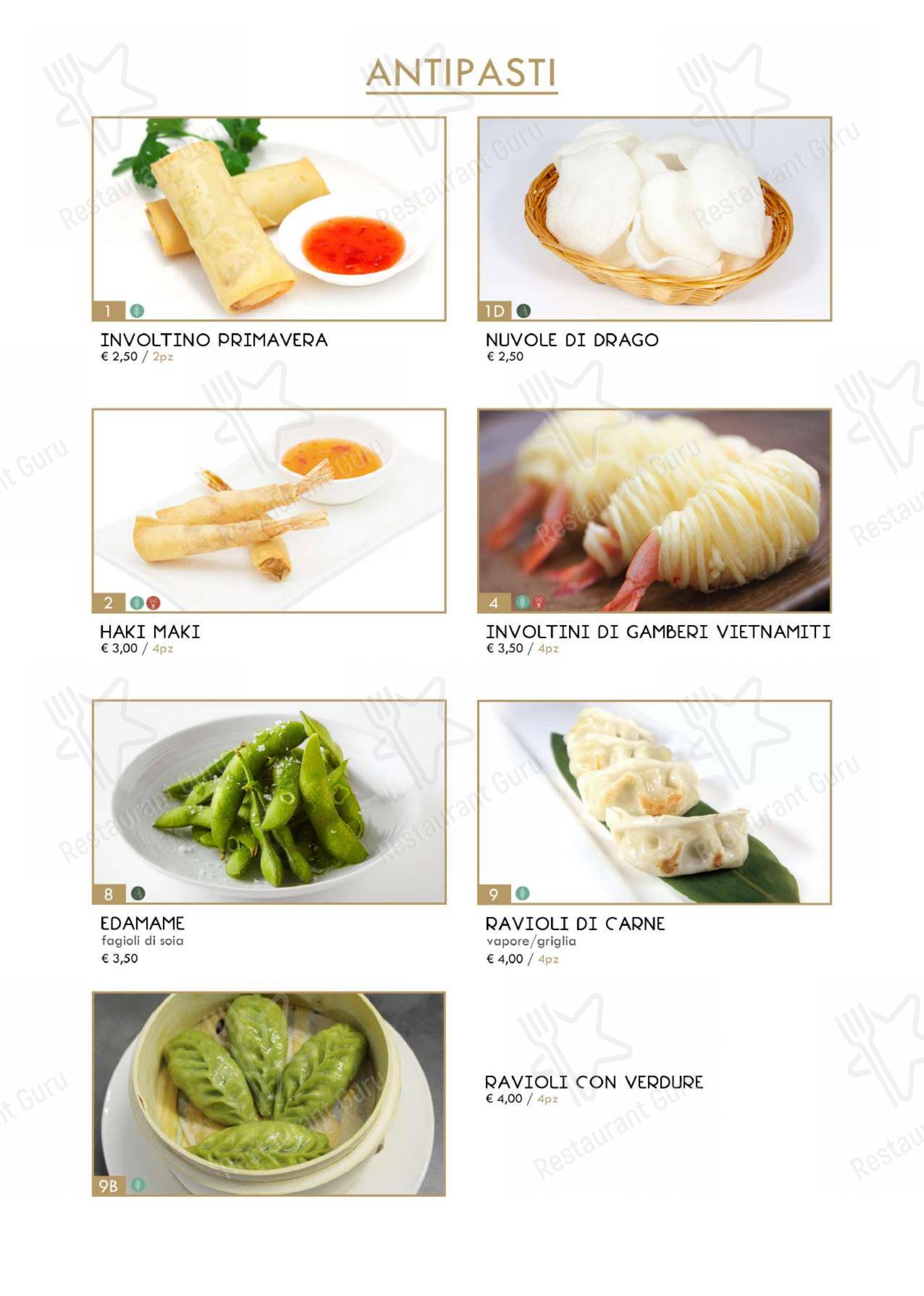 Menu di Hanami Asian Fusion - Menu