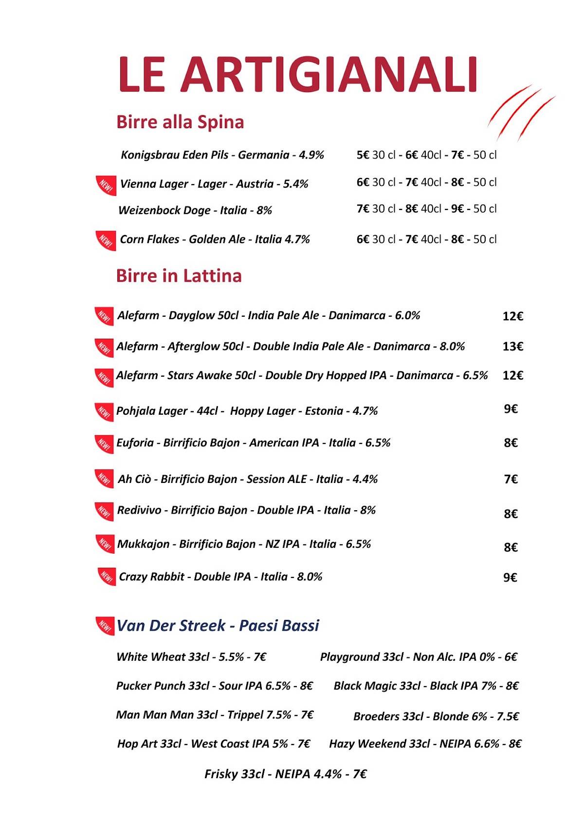 Menu di Figaro burger house 