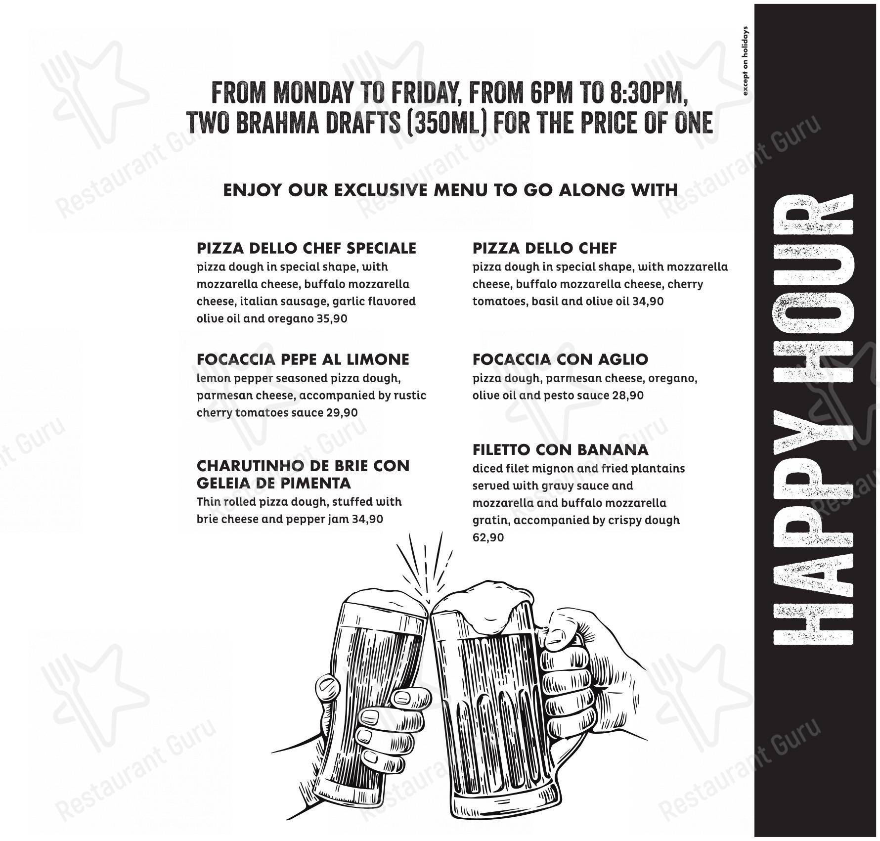 Figata Pizza & Pasta - Shopping Vitória em Vitoria - Основное меню