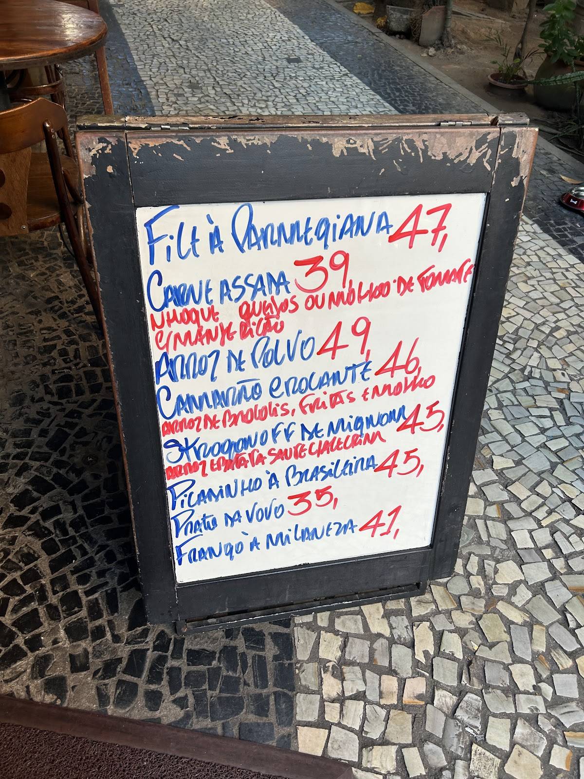 Restaurante Filé do Lira cardápio