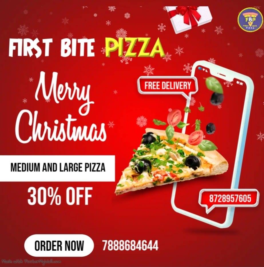 First Bite Pizza menu