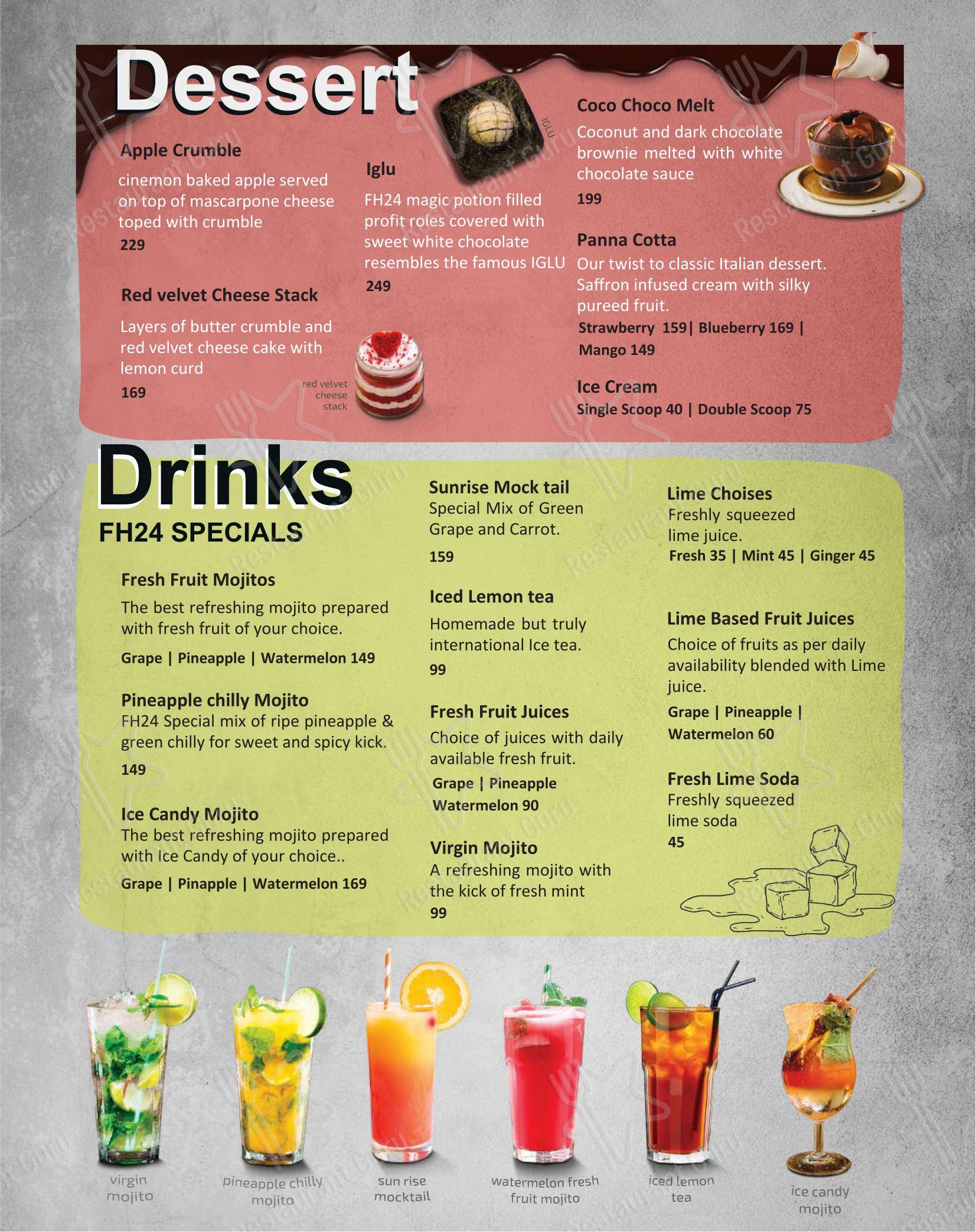 Flame house 24 – Spicy Grilled Chicken Best Biryani in Thrissur - Menu bar