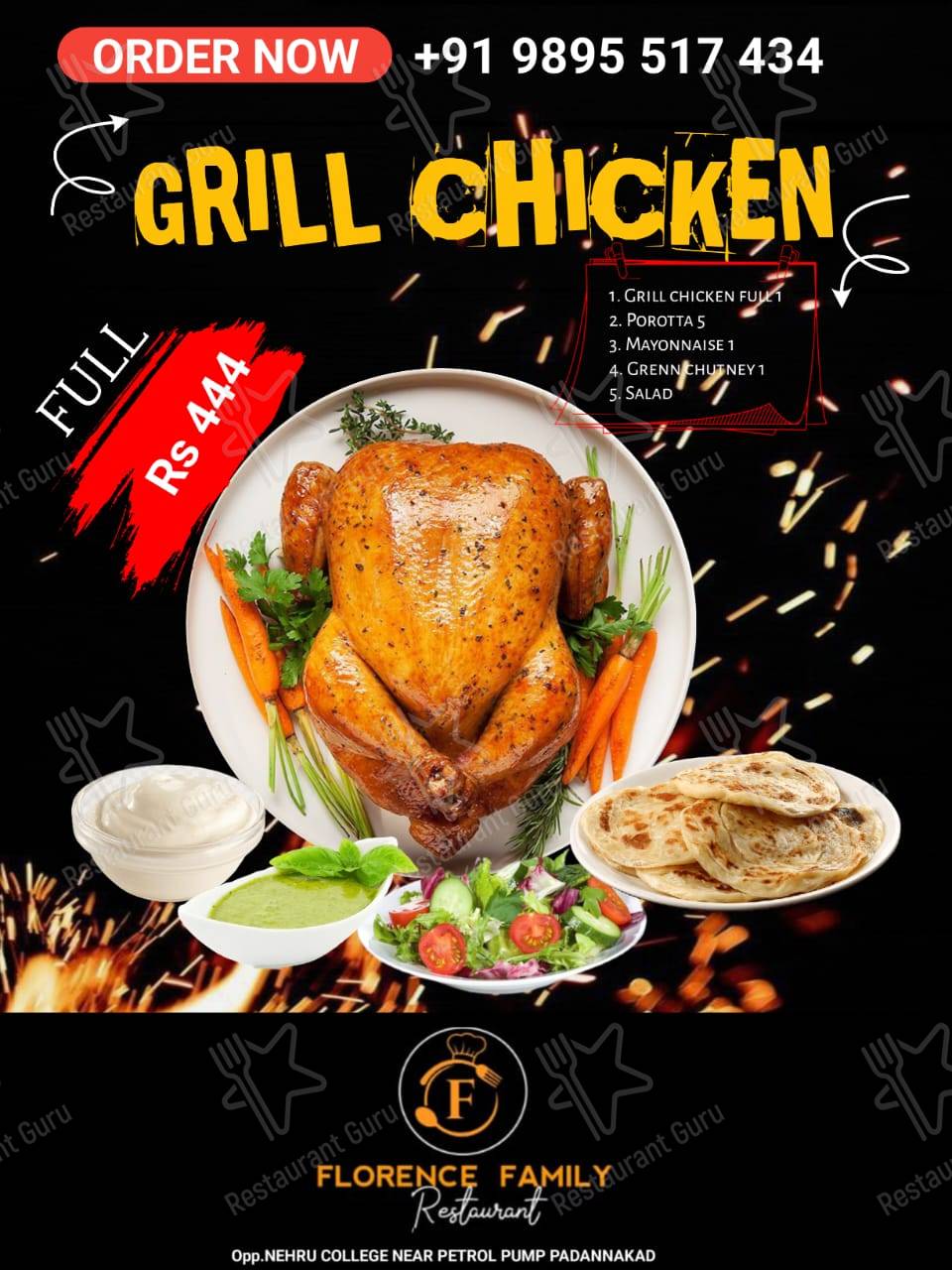 Florence Family Restaurant menu - dishes and beverages