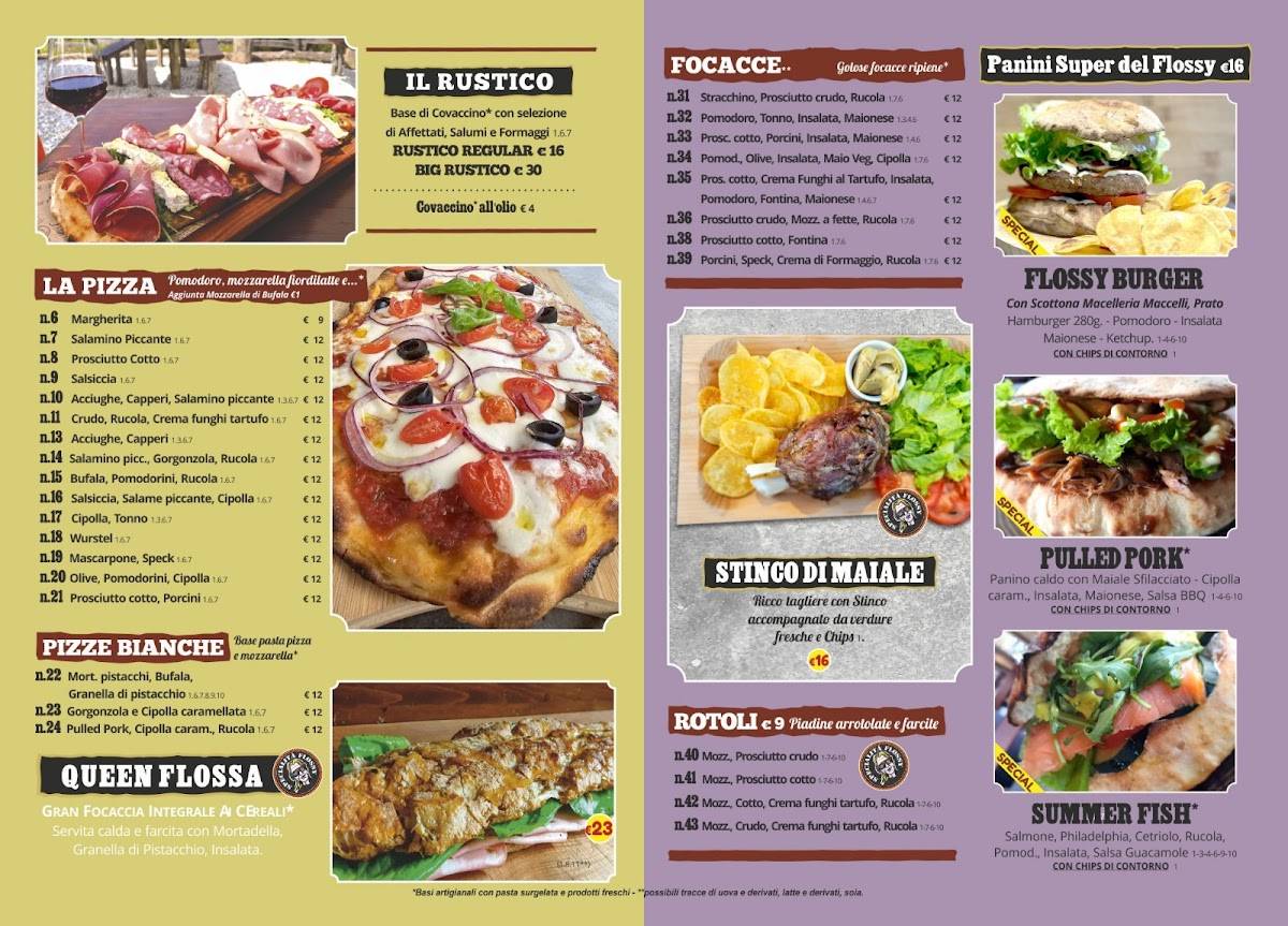 Menu di Flossy Pub Schignano 