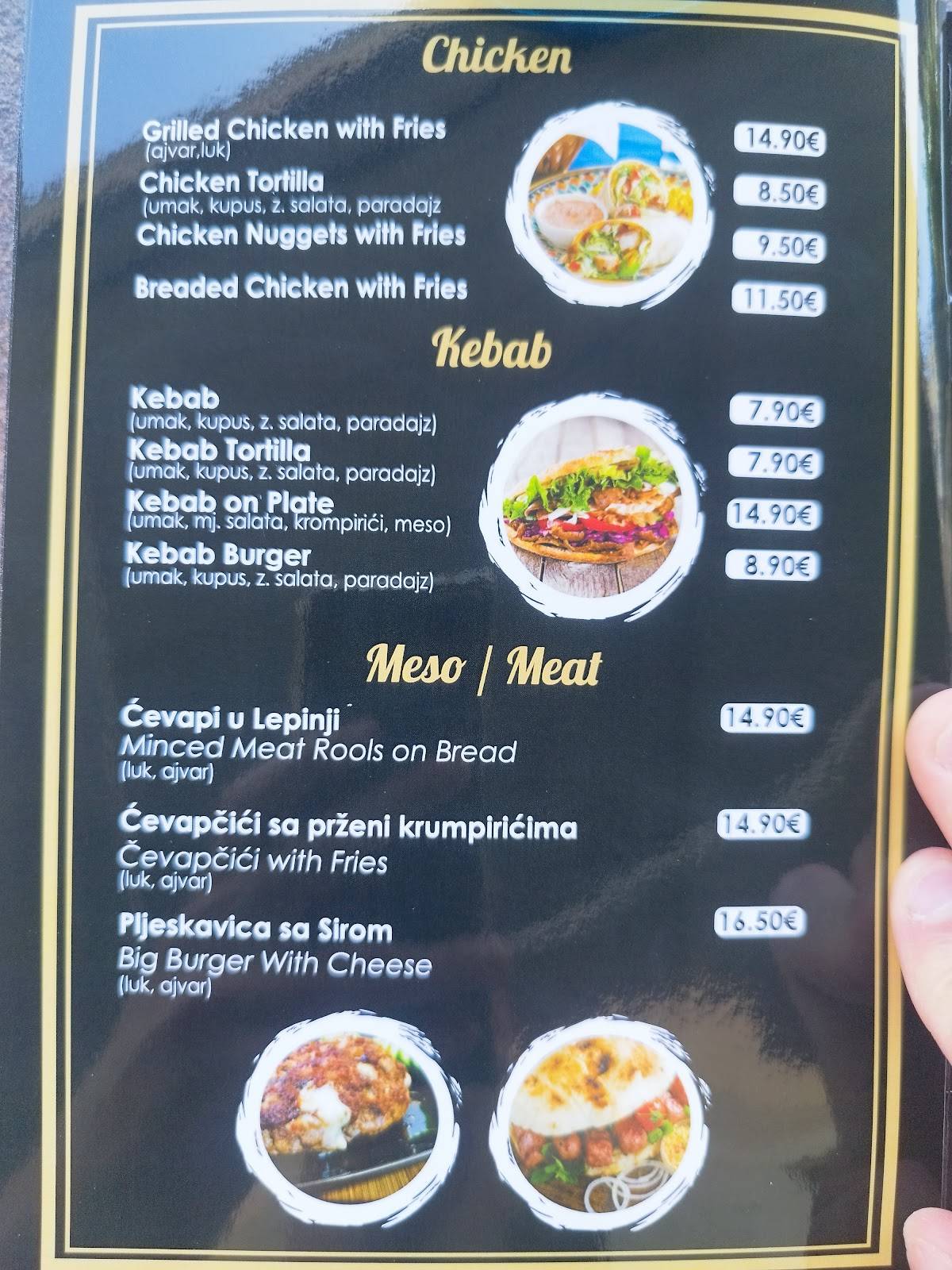 Menu di Food & Bar-Hambi Cres 