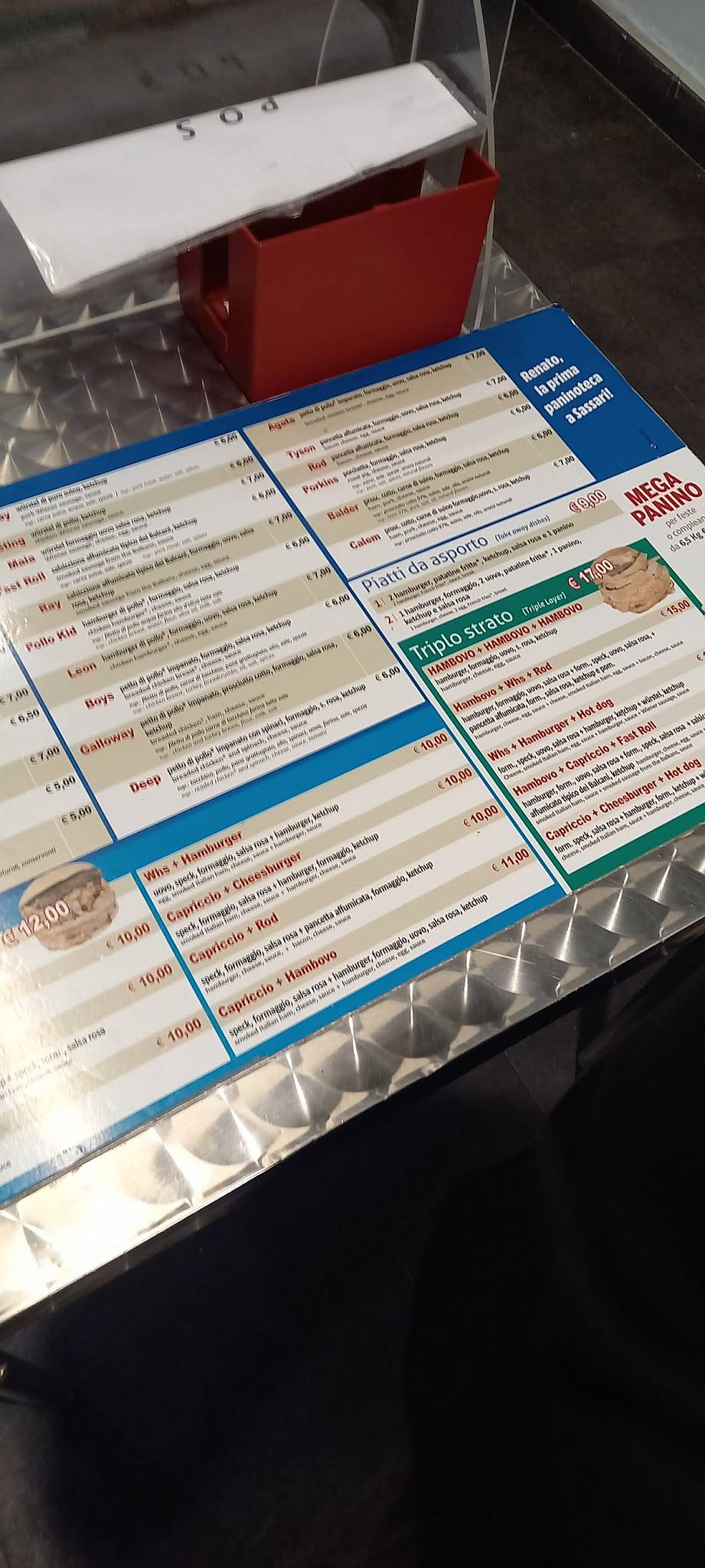 Menu di Four Refral 