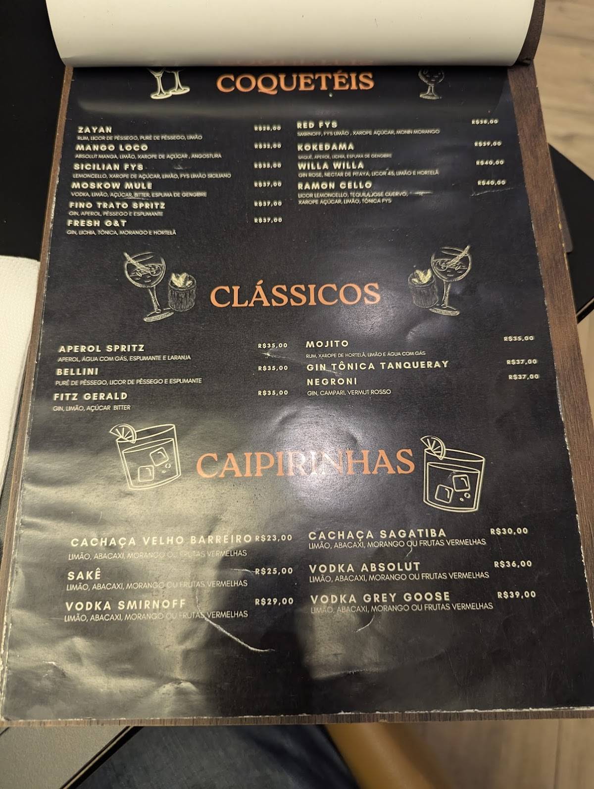 Fino Corte cardápio