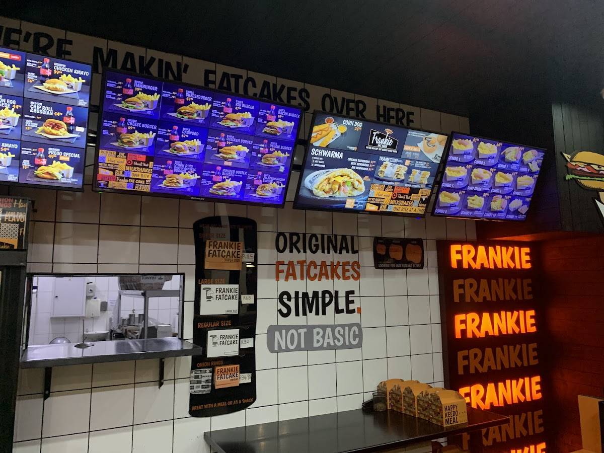 Menu de Frankie Fat Cake