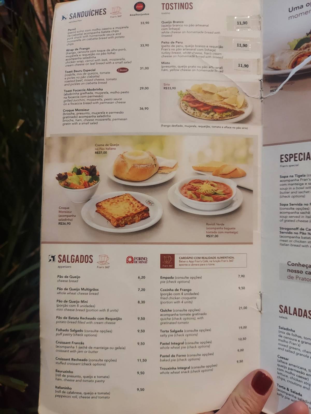 Menu em Fran's Café 205 SUL, Brasília, Asa Sul CLS 205 C 35