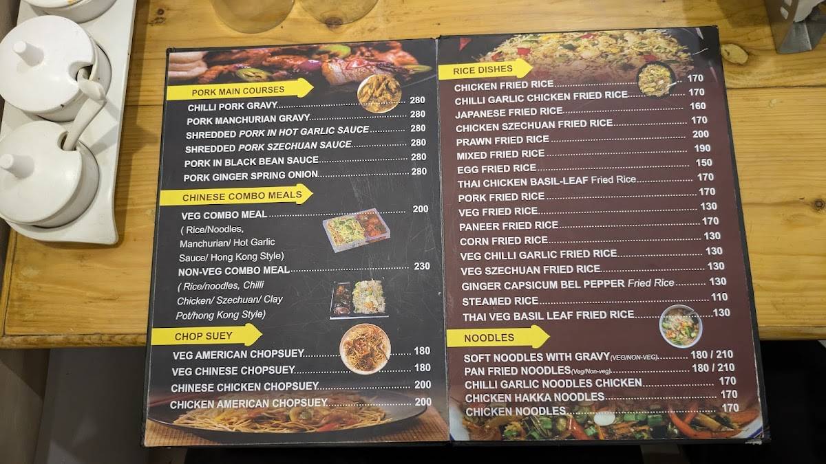 Freedom Corner menu