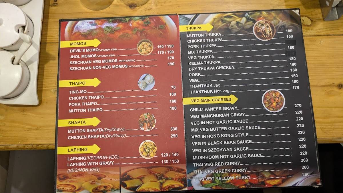 Freedom Corner menu