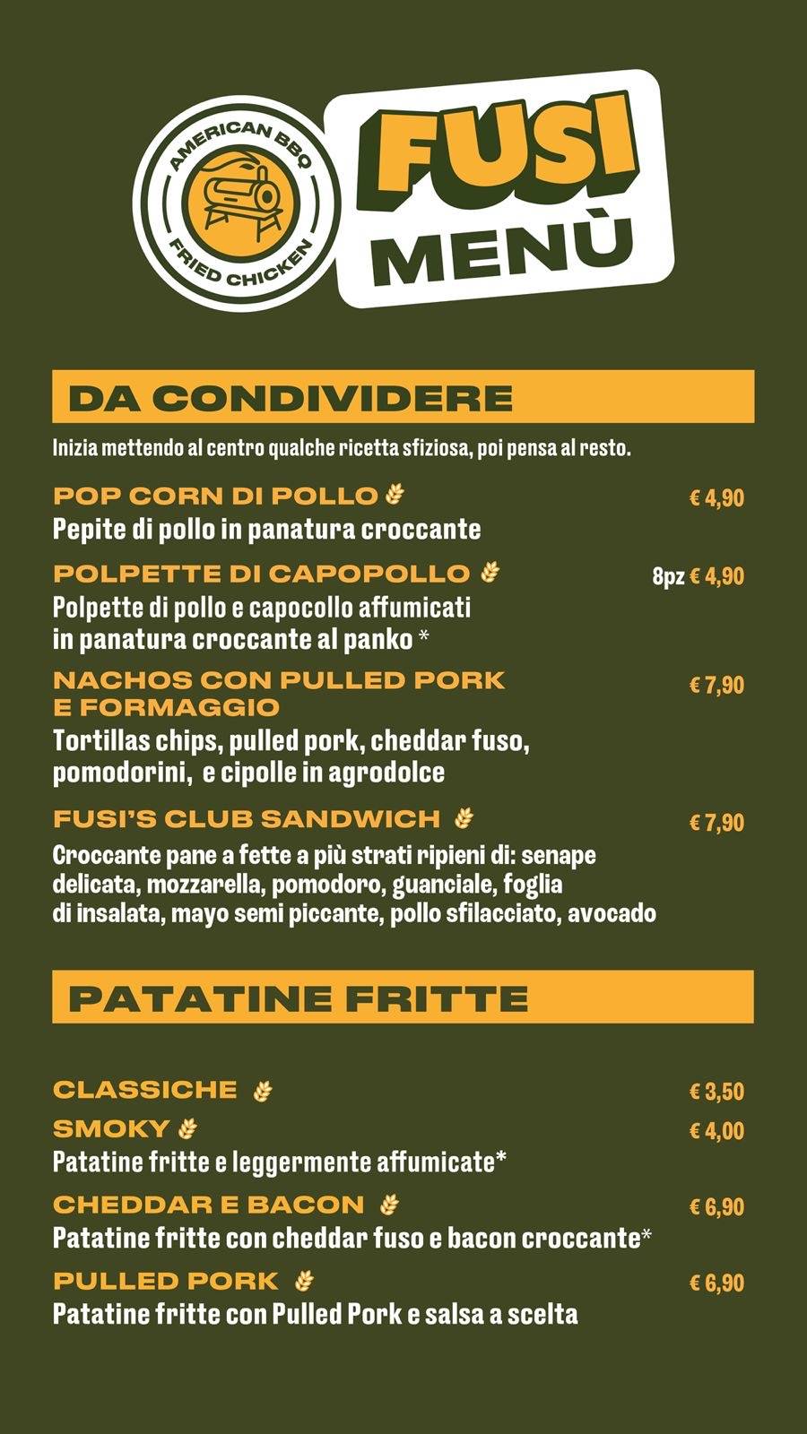 Menu di Fusi 