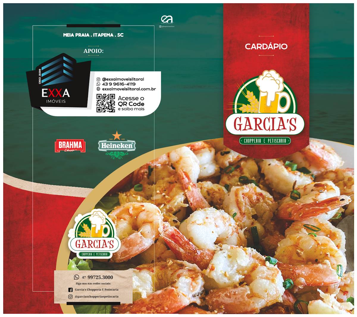 Garcia's Chopperia e Petiscaria cardápio