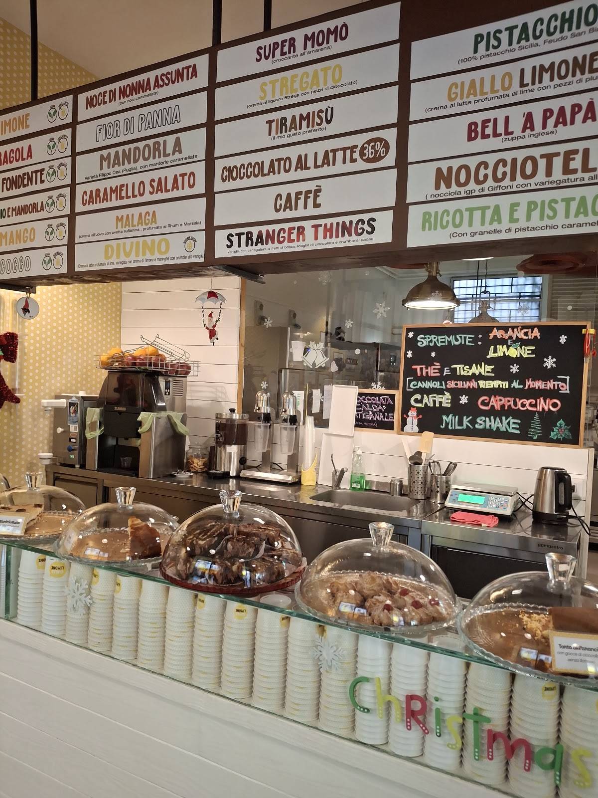 Menu di Gelateria Giallo Limone 