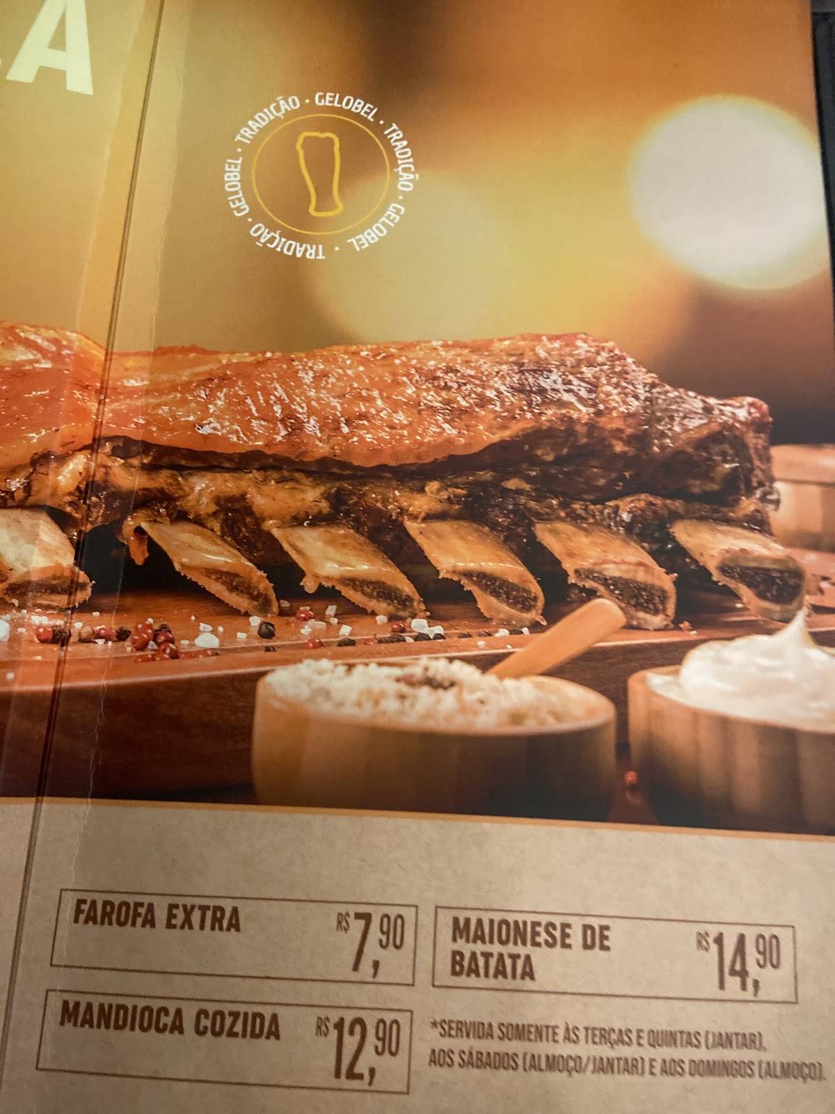Gelobel Don Pablo cardápio