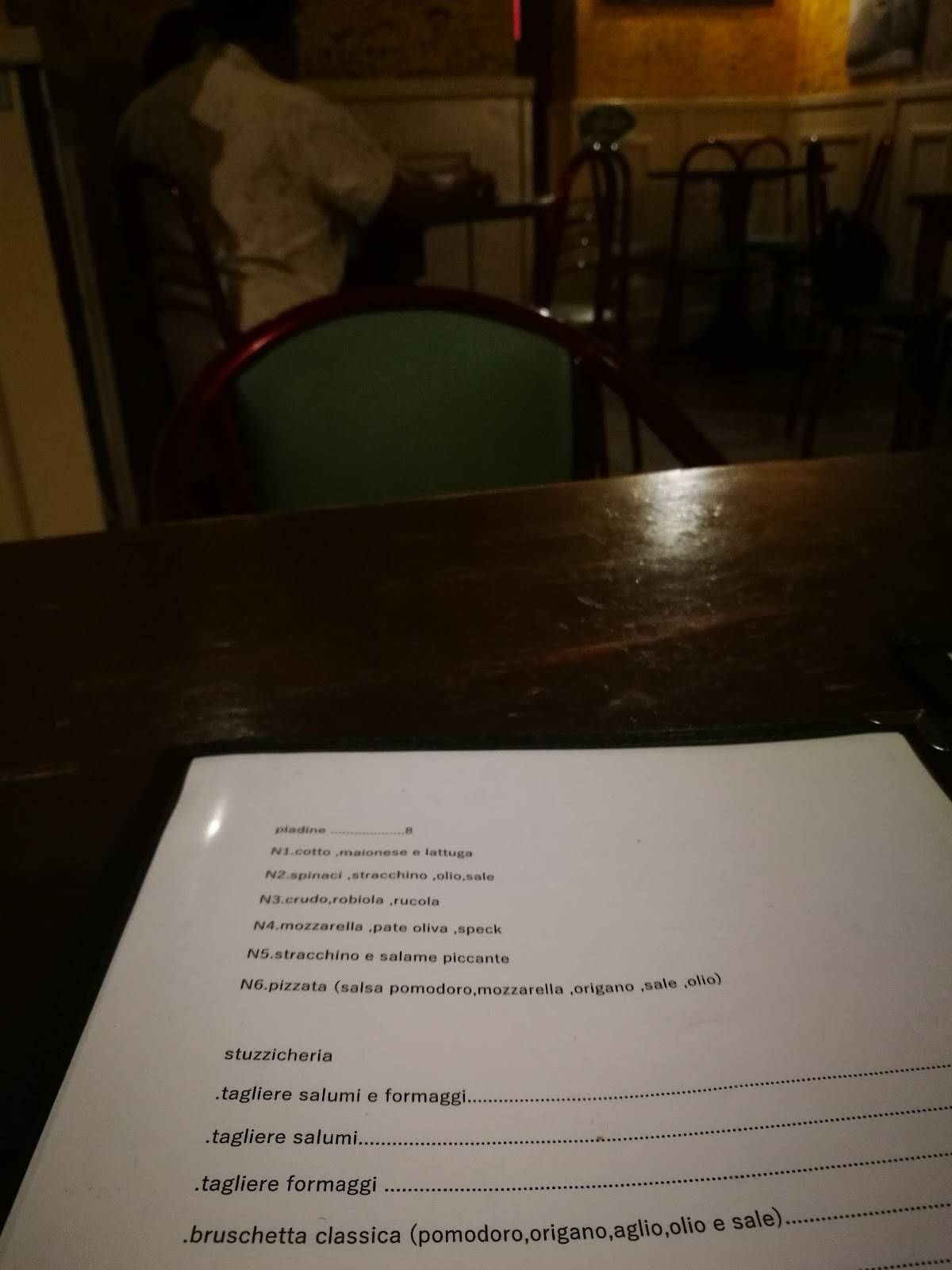 Menu di Osteria Alle Volte 