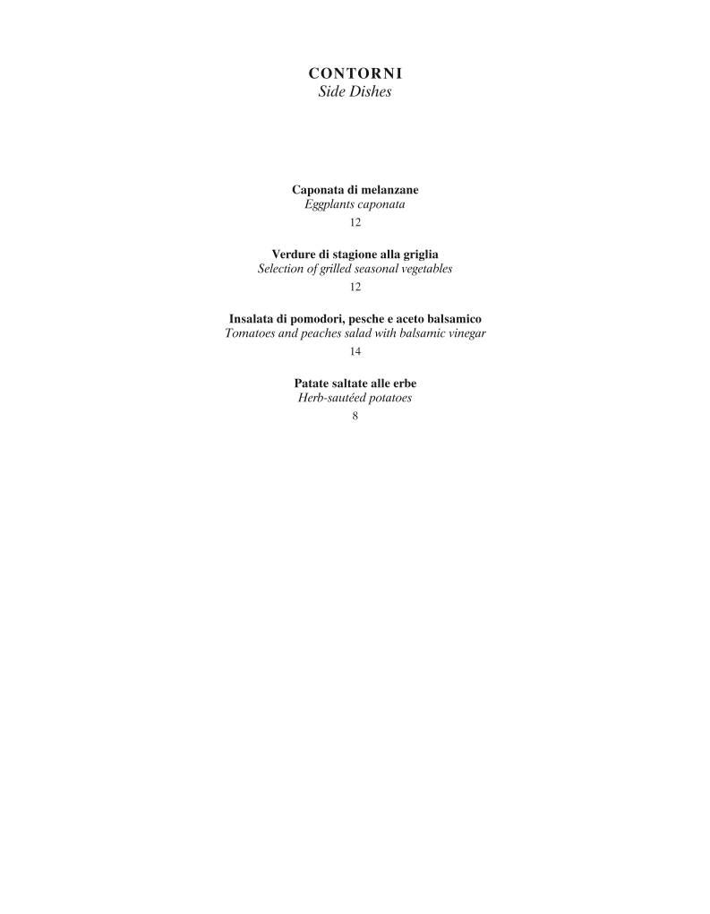 Menu di Da Giacomo Arengario 