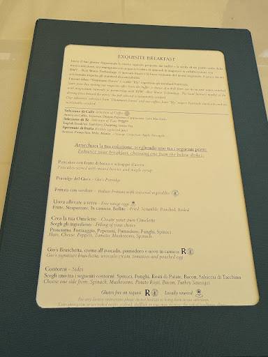 Menu di Gio's Restaurant & Terrace 