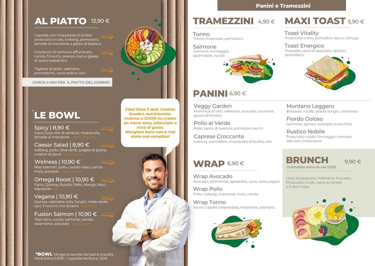 Menu di Good Natural Food 