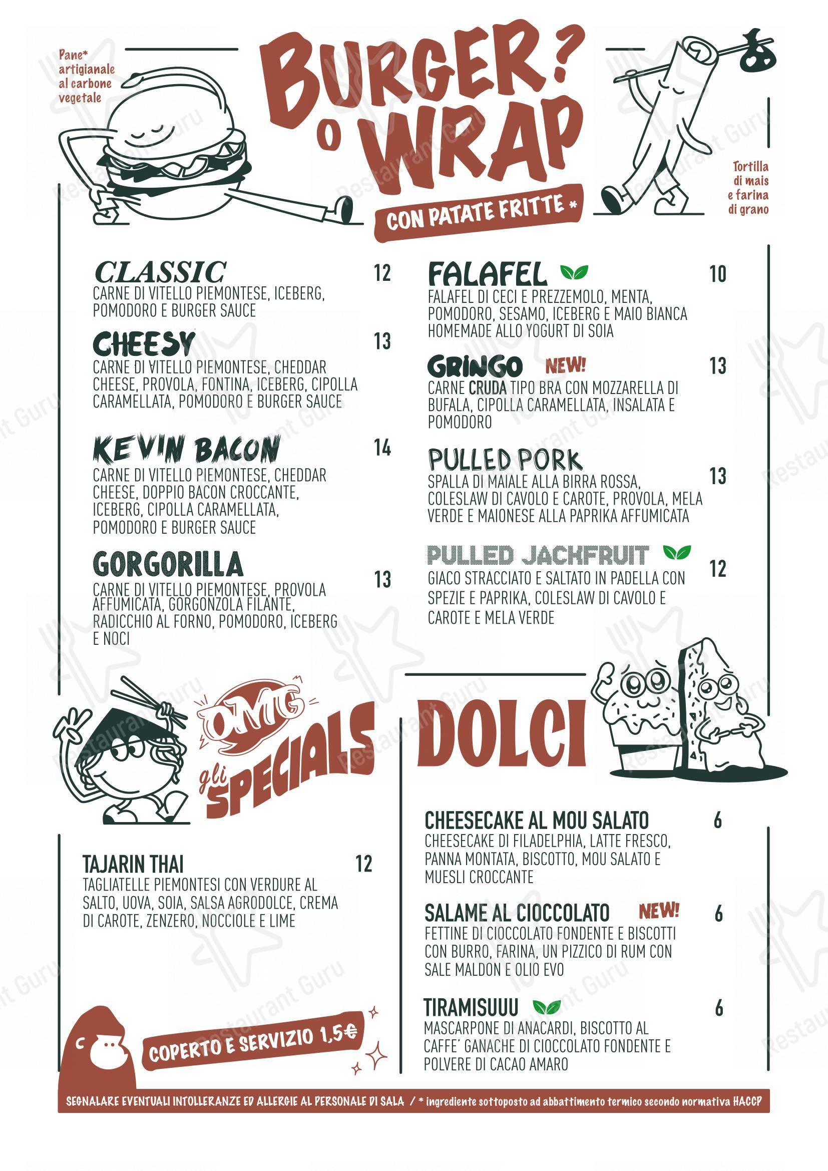 Menu di GØRILLA - Menu bar