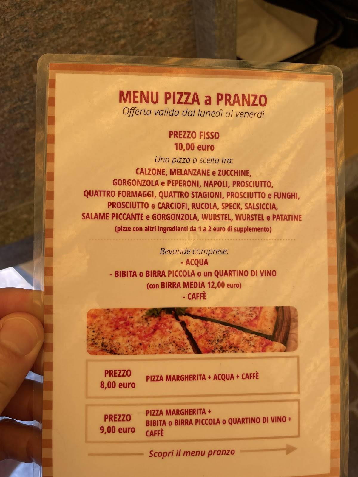 Menu di Ristorante Pizzeria Sempione 
