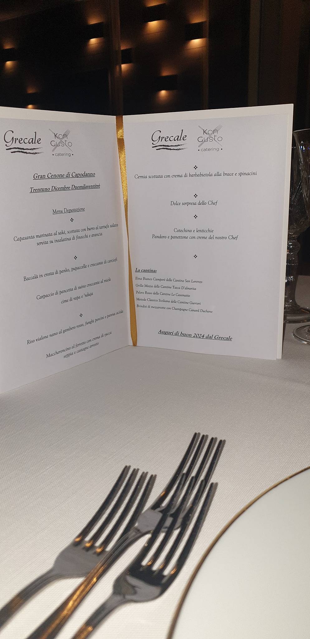 Menu di Grecale 
