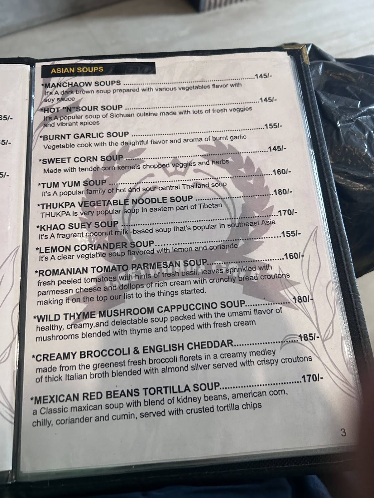 Grenee bardoli menu