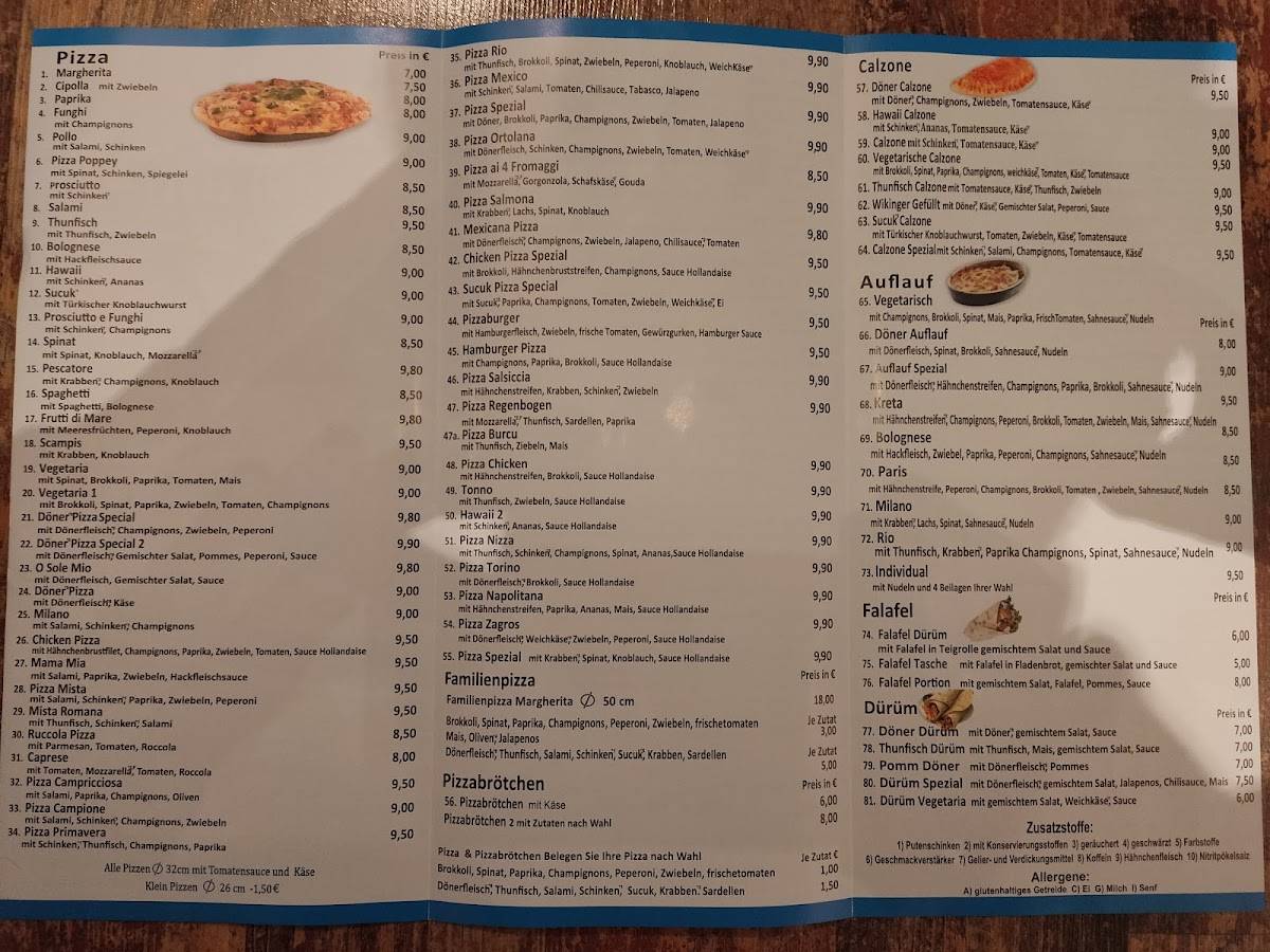 Speisekarte von Grill am Brunnen restaurant, Versmold