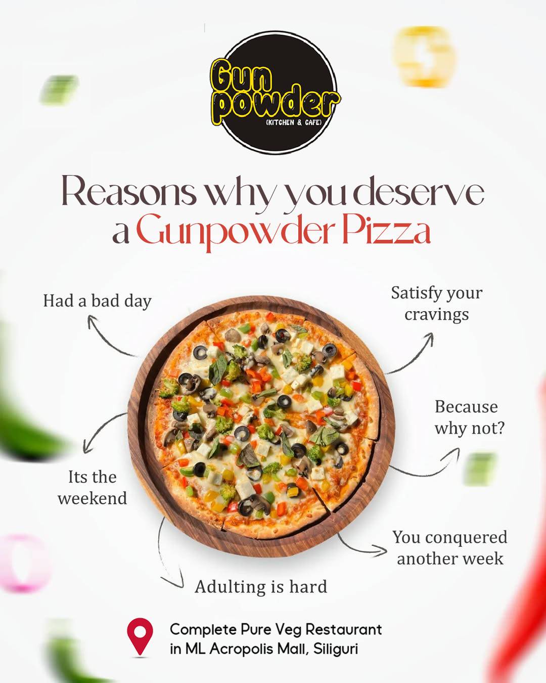 Gunpowder Kitchen & Cafe menu