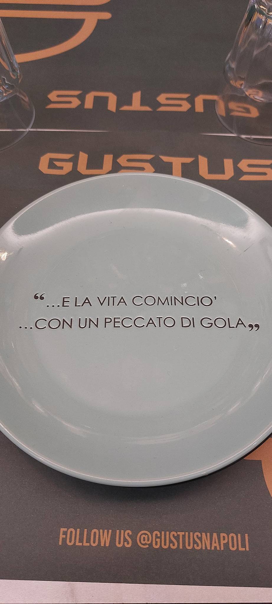 Menu di Gustus Napoli 