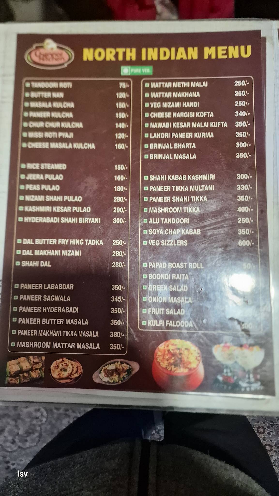 Chennai Kitchen menu