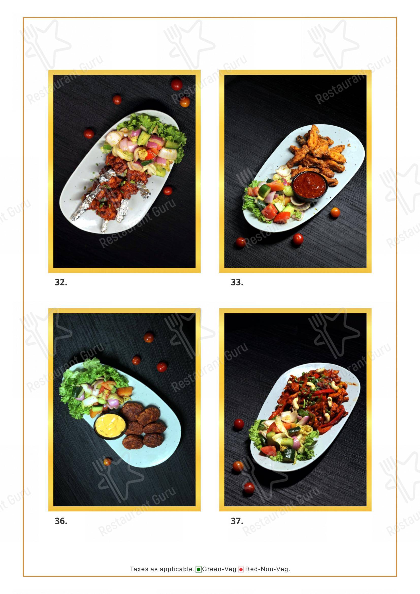 HIVE Restaurant & Bar - Menu