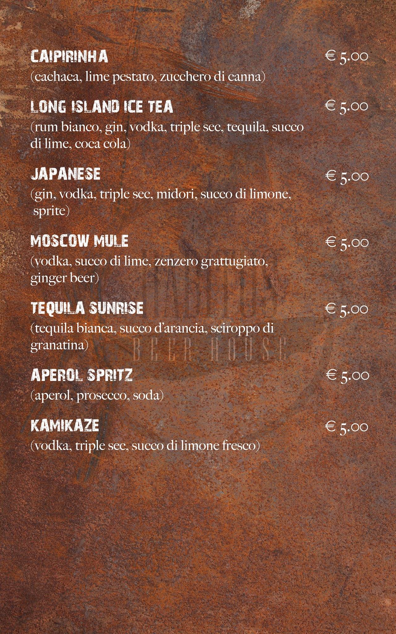 Menu di Habitus Cafè 