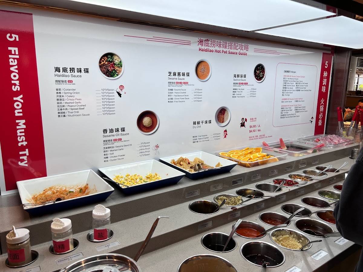 Menu at Haidilao Hotpot Glen Waverley restaurant, Glen Waverley, Level 1
