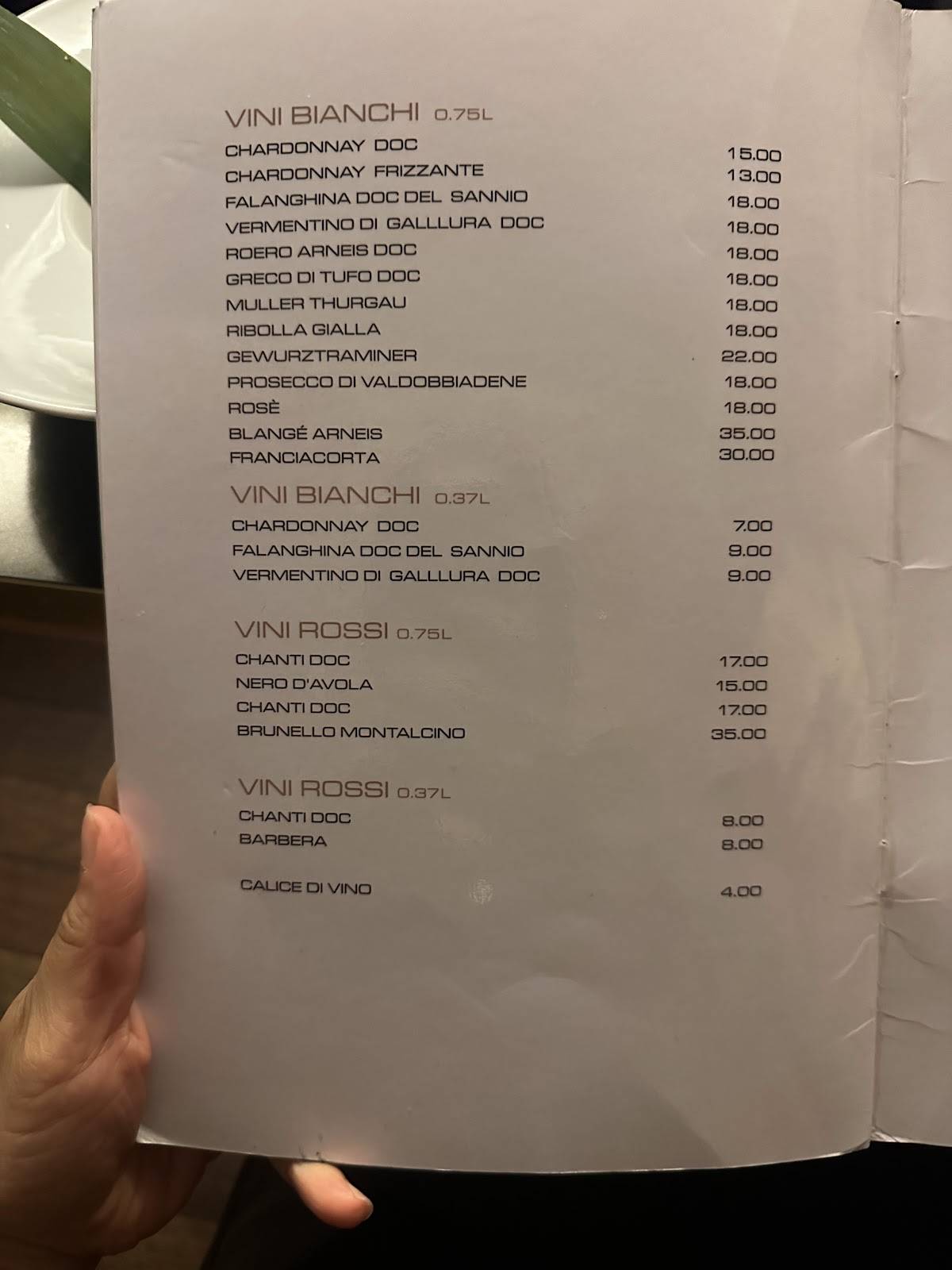 Menu di Hanabi di Liang Xiaoping & C. 
