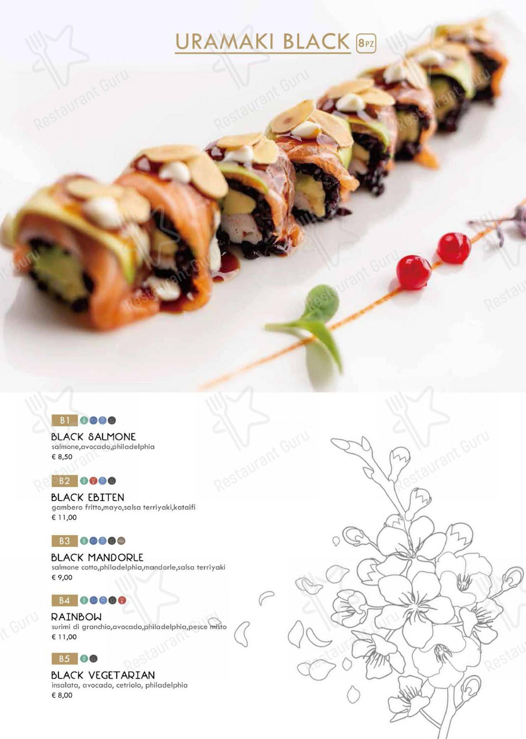 Menu di Hanami Asian Fusion - Menu