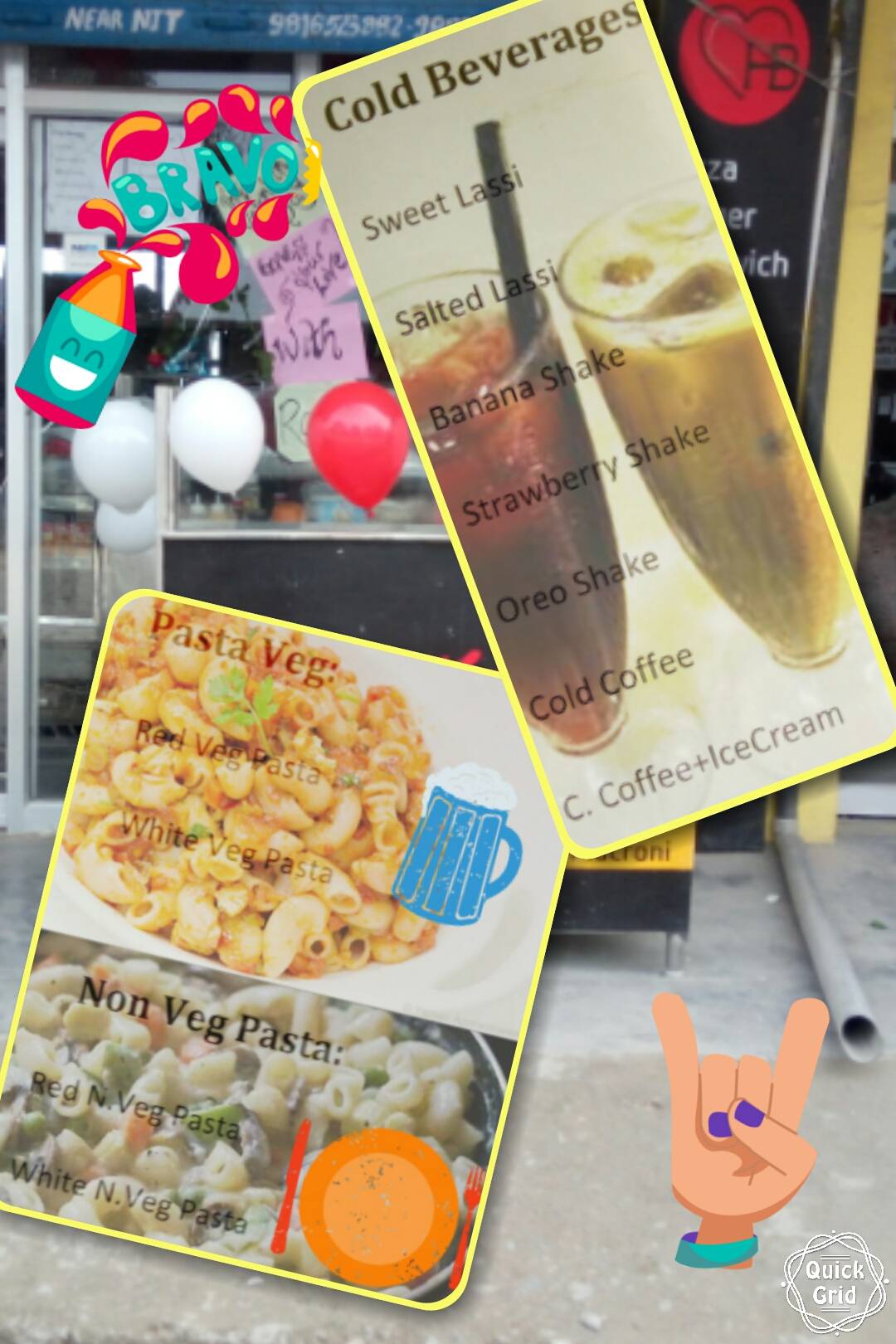 Heart Beat Cafe menu