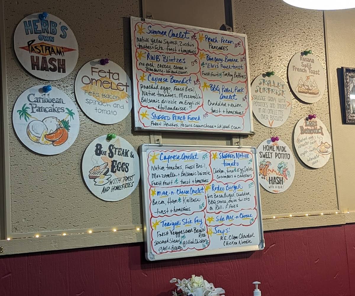 Menu at Herb's Country Deli & Restaurant, Montville