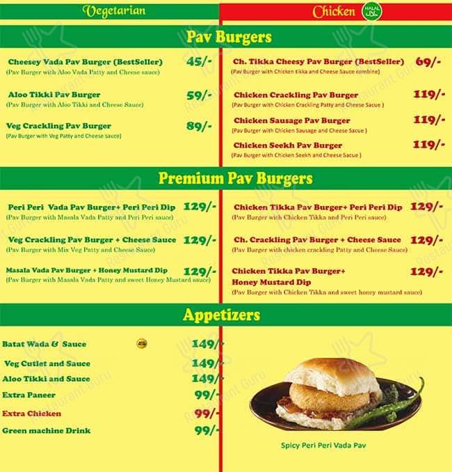 Hero Sandwiches menu