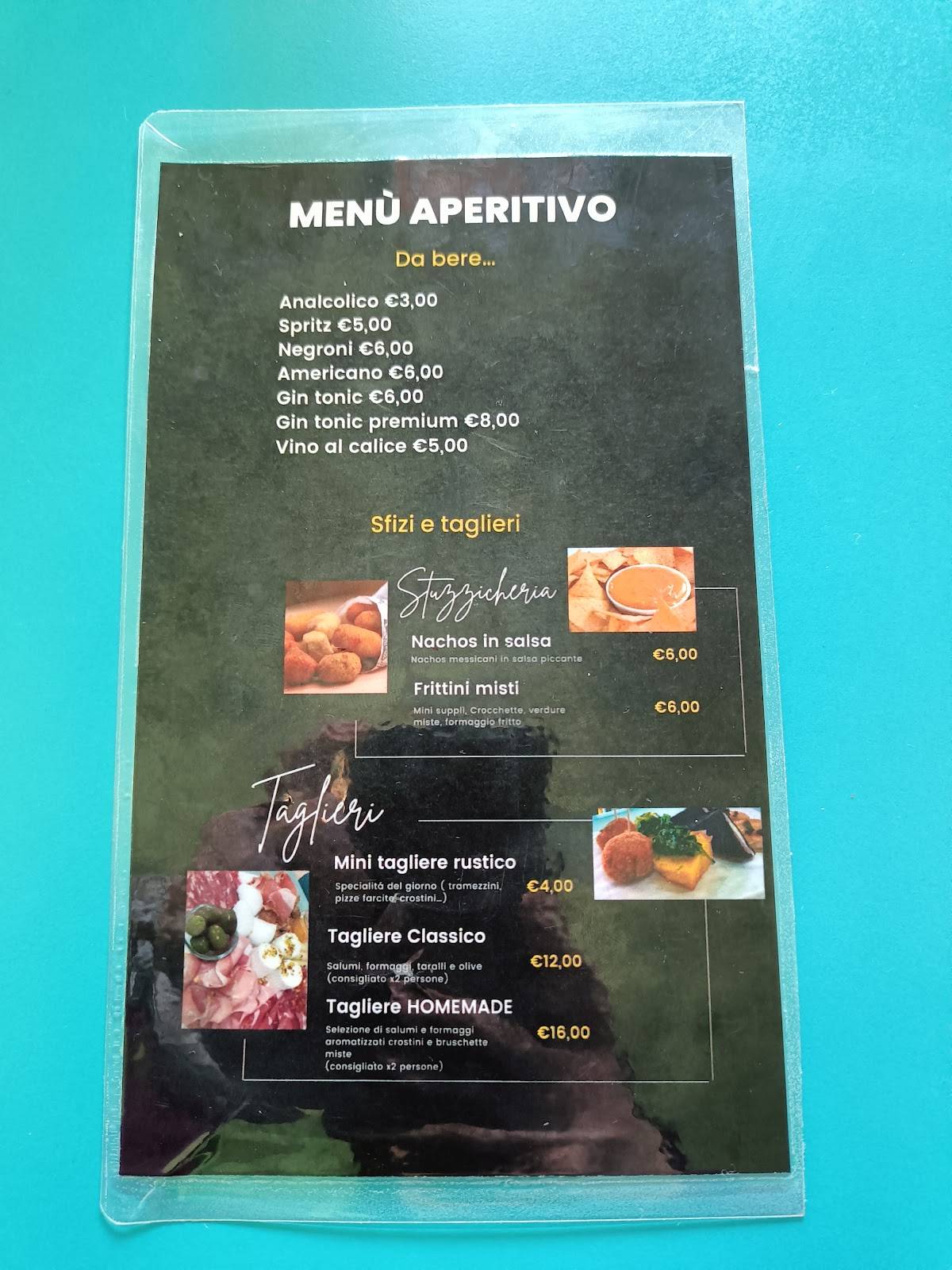 Menu di Homemade cafè bistrot 