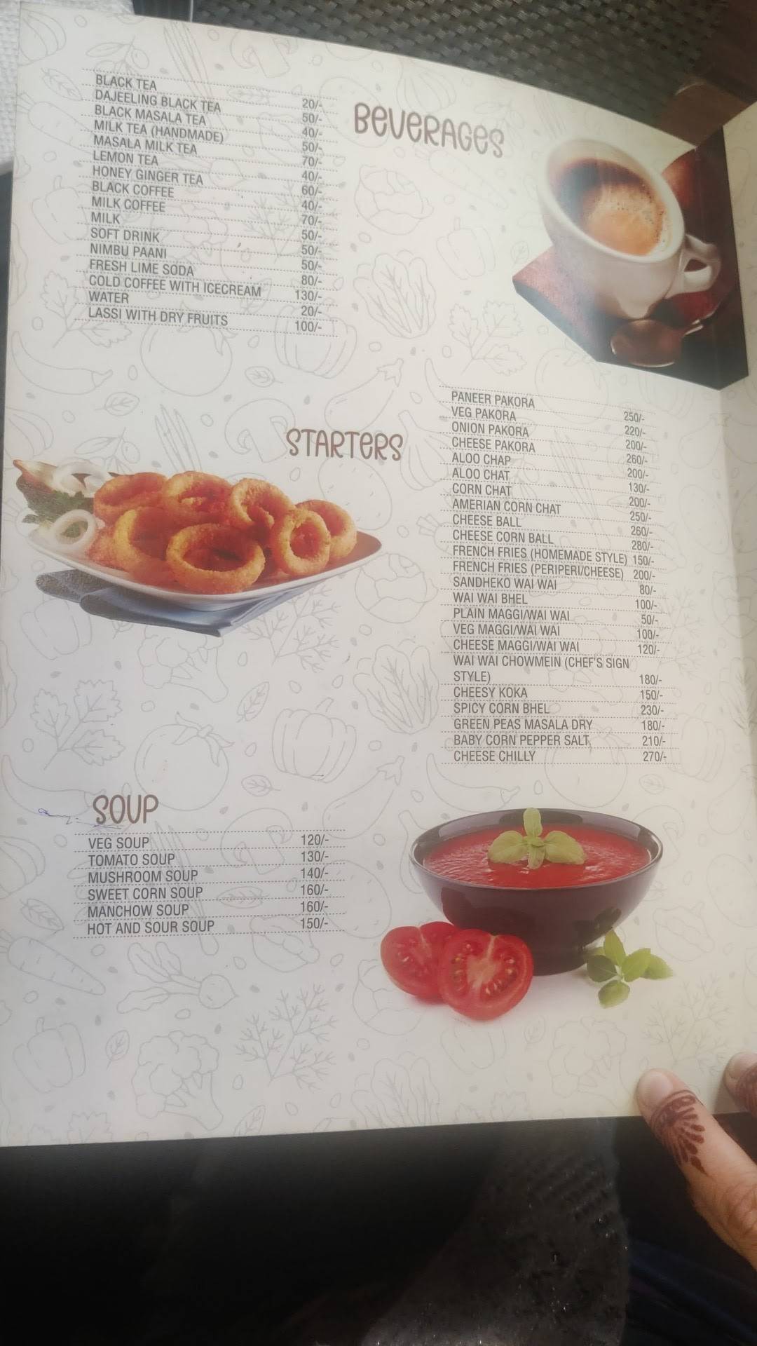 Hotel Anjali pure veg menu