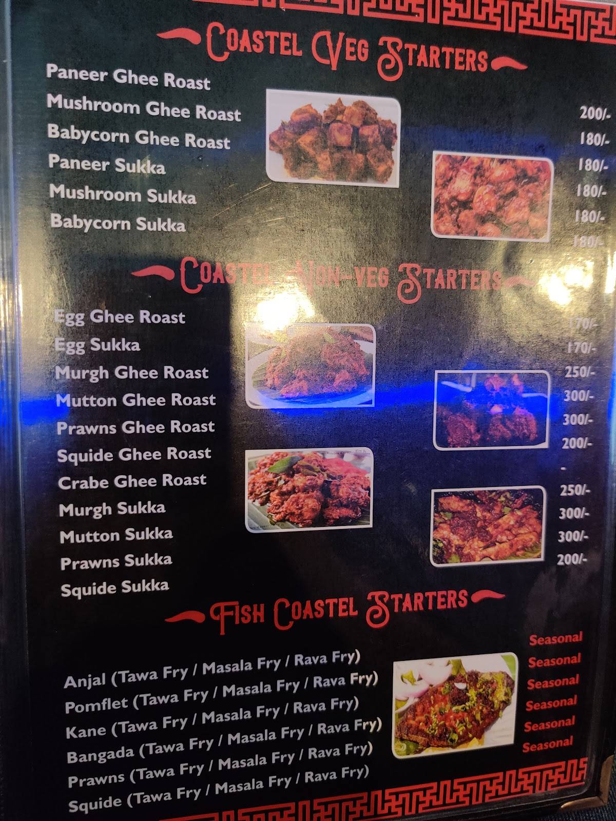 Hotel Canton Bar & Kitchen menu