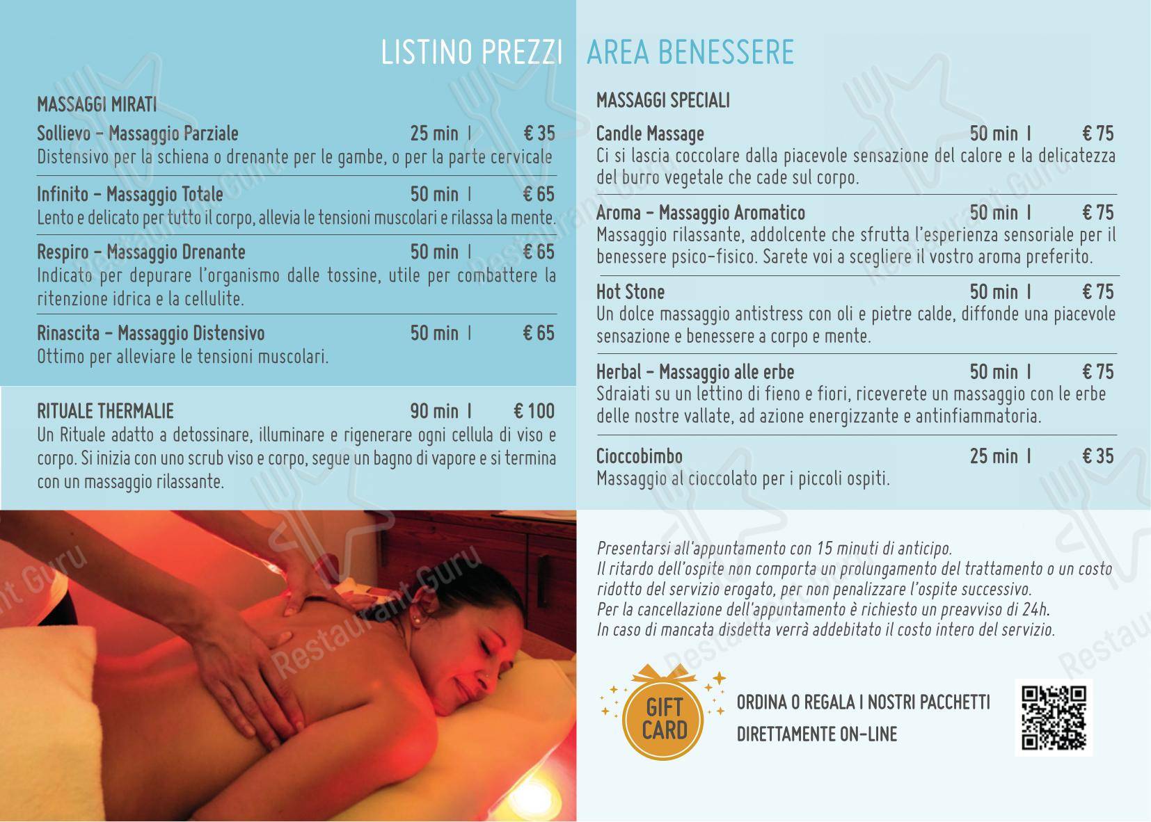 Menu bar per Albergo Ristorante Edelweiss - Larespa in Crodo