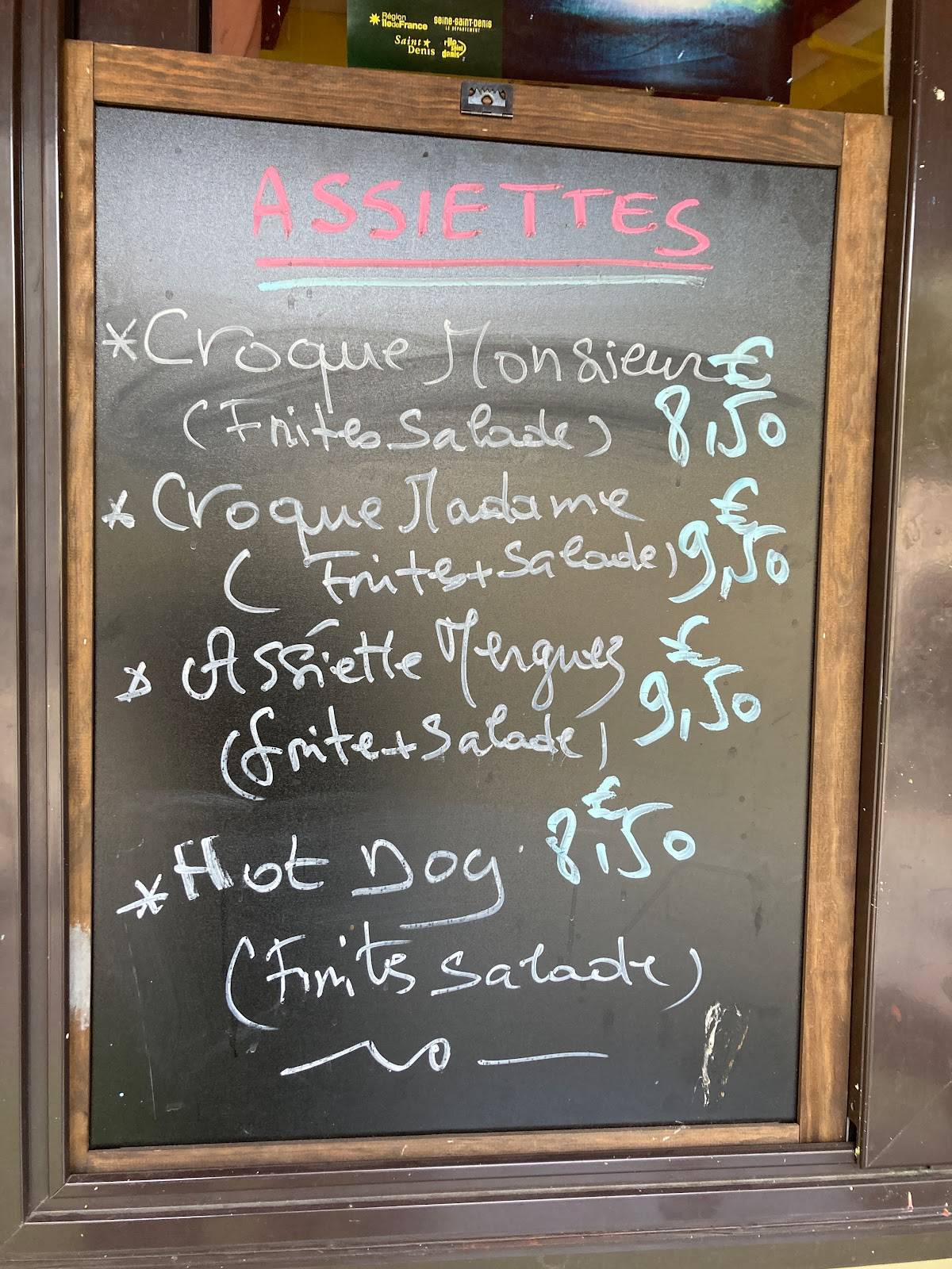 Menu de LA TABLE RONDE - Restaurant et Hotel