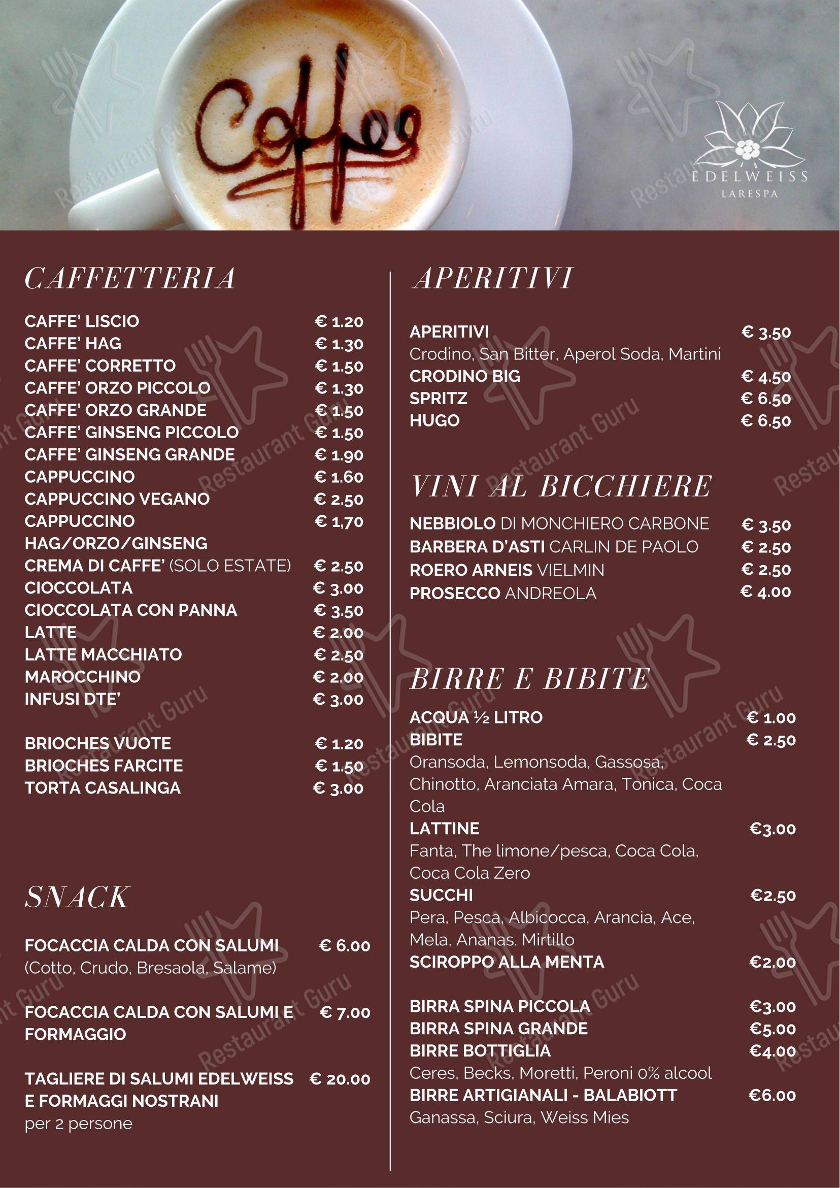 Детское per Albergo Ristorante Edelweiss - Larespa ristorante