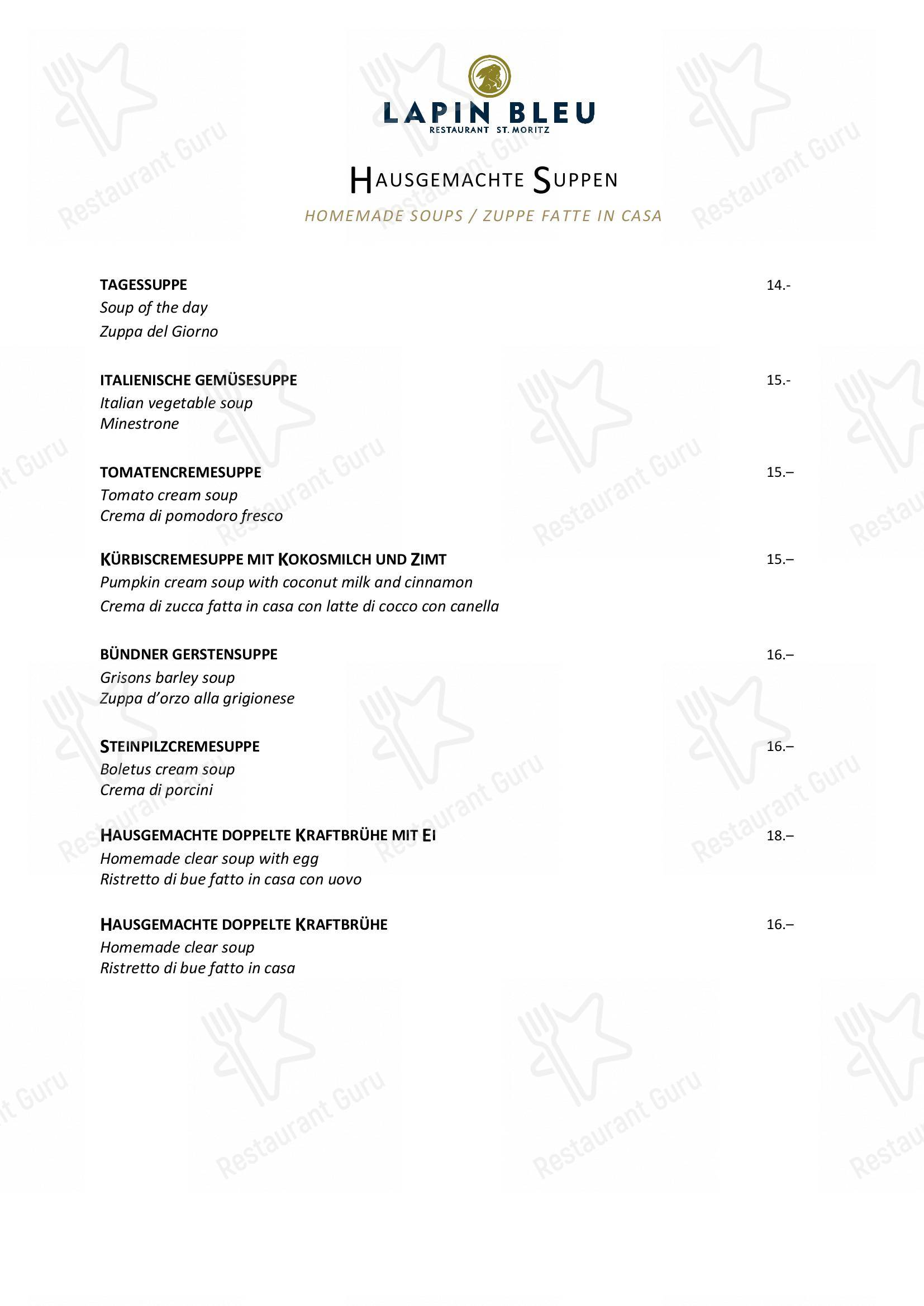 Menu di Hotel Steffani - Menu bar