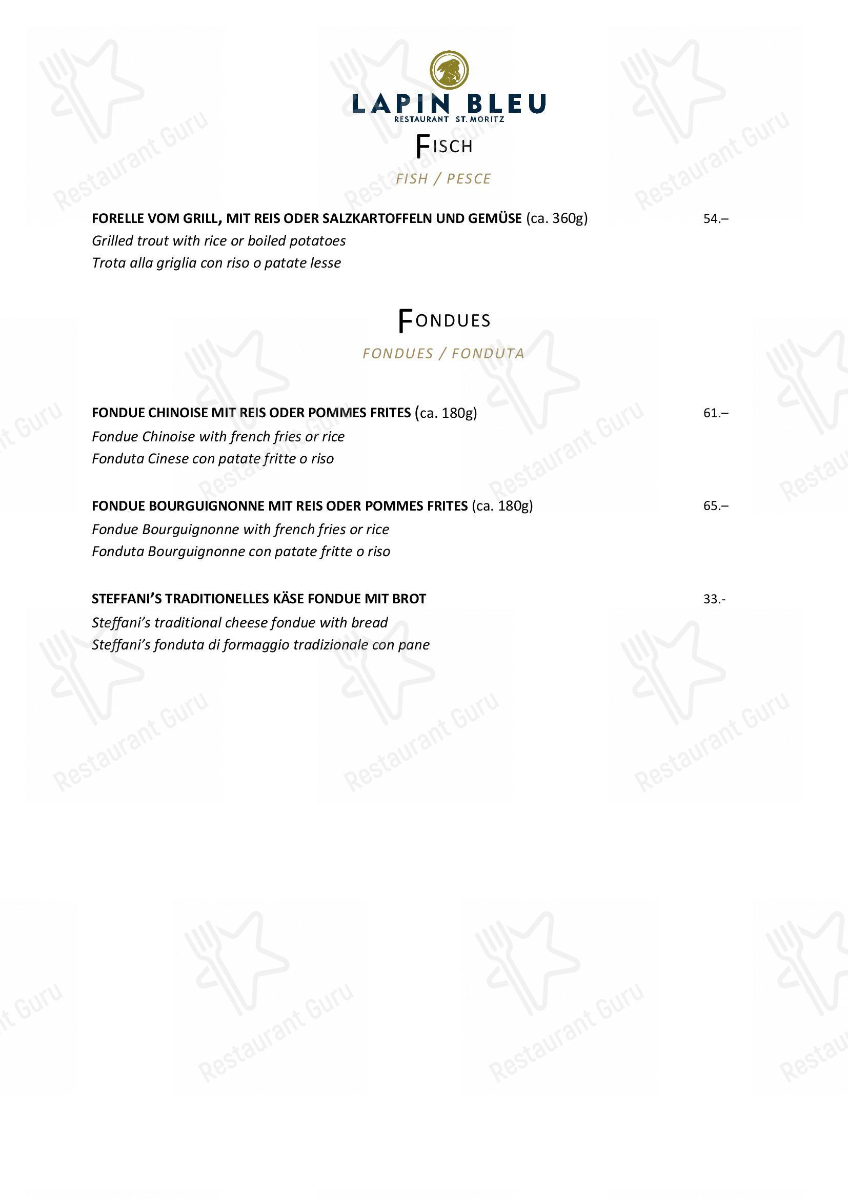 Hotel Steffani in San Maurizio - 菜单