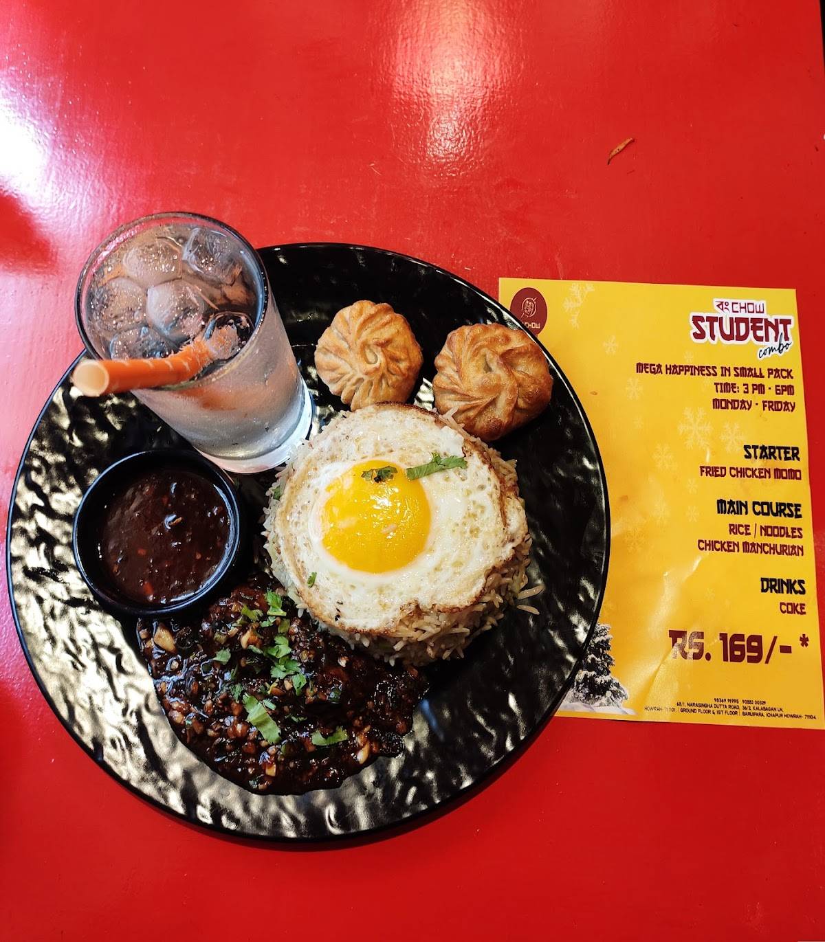 Bong Chow Studio menu