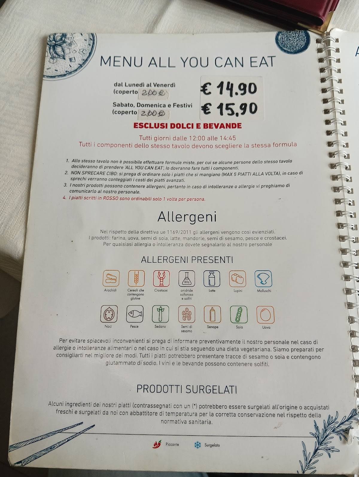 Menu di Hua LI Du 
